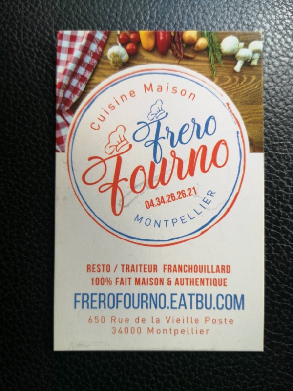 Où trouver un restaurant cuisine fait maison à Montpellier Montpellier 34000 Hérault Cuisine maison frero fourno
