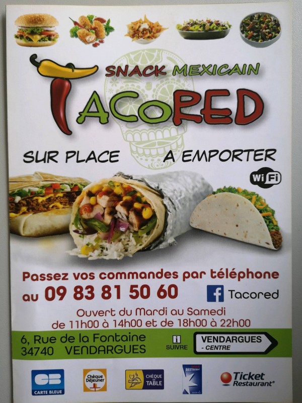 Tacos mexicain  Vendargues 34740 Tacored 