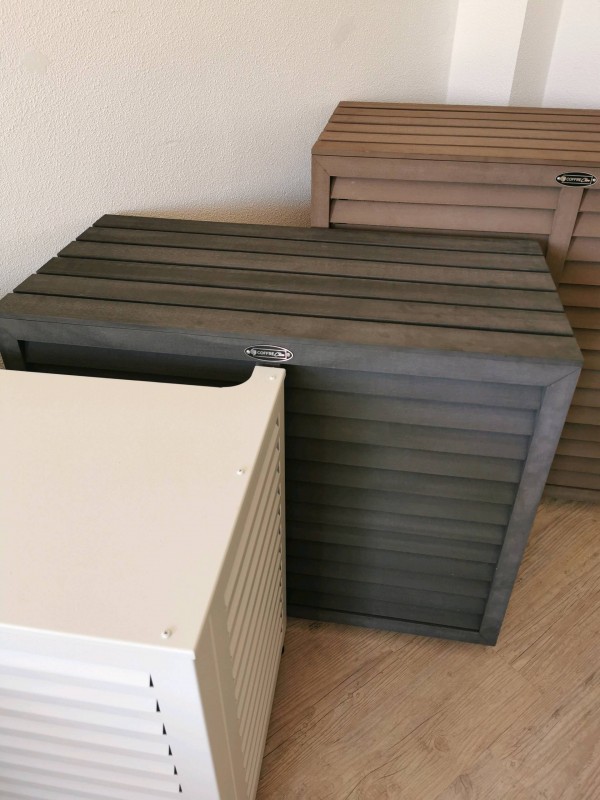 où trouver une entreprise spécialisée dans l'Habillage en bois ou en alu pour dissimuler climatisation extérieur sur Montpellier, Proche de Nîmes ?