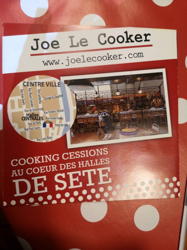 Cours de cuisine dans les halles de Sète Sète 34200 Joe Le Cooker Sète