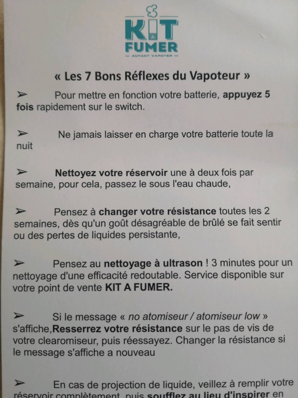 Arrêt du tabac Lattes Montpellier  Kit a fumer