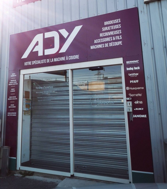 Magasin de couture spécialisé dans les machines à coudre à Montpellier Saint-Jean-de-Védas 34430 Ady spécialiste de la machine à coudre